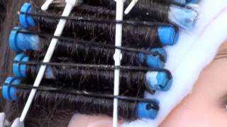 HOW TO PERM HAIR demo actual perm pH Thio 9 sections very detailed [upl. by Wardle]