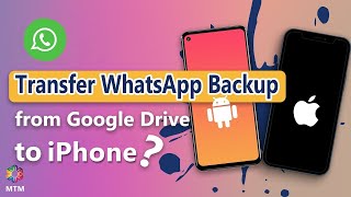 How to Restore WhatsApp backup from Google Drive to iPhone in 3 Minutes 2022 [upl. by Nnylarat]