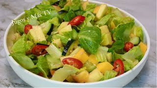 Ensalada de Lechuga con Mango [upl. by Manny991]