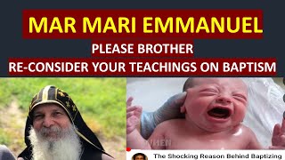 Mar Mari Emmanuel misunderstands baptism [upl. by Oj]