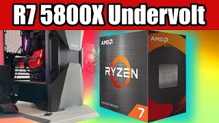 Undervolt your Ryzen 7 5800X for more FPS and Lower Temperature [upl. by Ellivro]