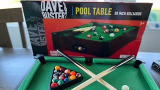 Opening a Mini pool table [upl. by Cutty157]