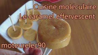 Comment faire des sucettes de caramel effervescent  Recette de cuisine moléculaire [upl. by Vivyan]