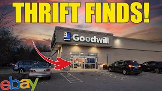 Thrifting 2 Goodwills and Finding Hidden Gems to Sell on Ebay and Amazon FBA [upl. by Phelia]