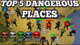 Top 5 most DANGEROUS Places on Deadman Mode  OSRS [upl. by Kiker]