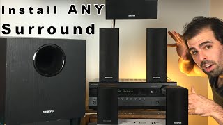 How to Set Up Surround Sound  ONKYO Receiver Review [upl. by Ntsuj875]