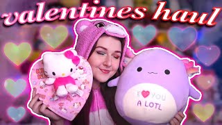 WHAT I GOT FOR VALENTINES DAY 2023 🌹💌 Cute plushies Care Bears Squishmallows amp Sanrio [upl. by Kale]