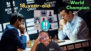 Shocking turnaround in one move  Praggnanandhaa vs Ding Liren  Norway Chess 2024 [upl. by Marigolda]