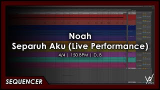 Noah  Separuh Aku Live Performance Sequencer [upl. by Dlanod]