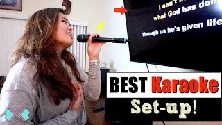 Singing Hack Karaoke Setup for Singers [upl. by Arihday]