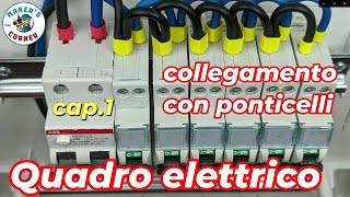 Ponticelli per quadro elettrico installazione [upl. by Haleeuqa]