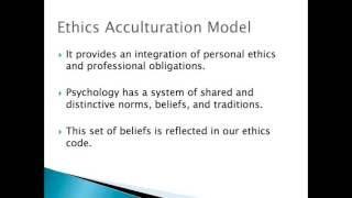 Ethics amp Psychology Ethical Decisionmaking Part 1 [upl. by Assej]