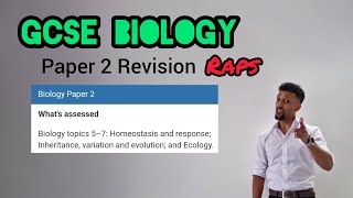 GCSE Biology Paper 2 Revision Raps [upl. by Sema]