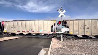 BNSF 6422 Leading amp SB CBAMMIC With Two DP Unit’s At 2nd Crossing In Monument CO 51423 [upl. by Ordnassela]