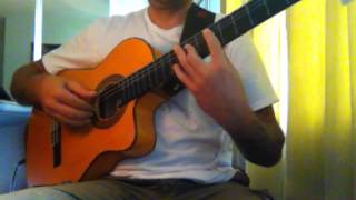 Iron Maiden quotAces Highquot acoustic Ben Woods on Flamenco Guitar [upl. by Nnarefinnej238]