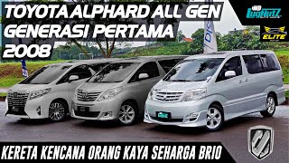 Budget BRIO Dapat Mobil Keluarga MEWAH amp LEGA Toyota Alphard Gen 1 Udah MURAH Bikin TERLIHAT KAYA [upl. by Maice]