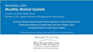 20241101 Economic and Investment Update Video October 2024 [upl. by Osber]