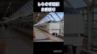 【しらさぎ日記】岐阜駅でお見送りshorts 特急しらさぎ ＃しらさぎ日記思い出 家族旅行 鉄道旅 岐阜駅 お見送り 息子 子鉄子育てjr東海 jr西日本 夕方 [upl. by Indihar]