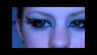 How To Do a Modern Goth Eye Makeup Look for Halloween [upl. by Noiztneb724]