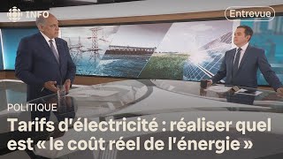 Projet de loi sur lénergie au Québec  entrevue avec Pierre Fitzgibbon  Zone économie [upl. by Azne]