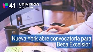 Nueva York abre convocatoria para Beca Excelsior que ayuda a jóvenes a obtener estudios superiores [upl. by Aleil]