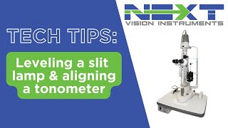 HowTo Level Slit Lamp amp Align Tonometer [upl. by Abernon]