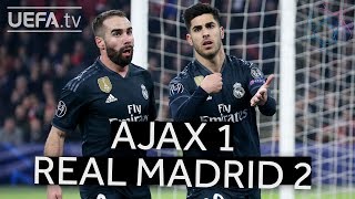 AJAX 12 REAL MADRID UCL HIGHLIGHTS [upl. by Tomkins500]