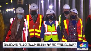 Gov Hochul allocates 54 million for 2nd Avenue subway  NBC New York [upl. by Yblocaj]