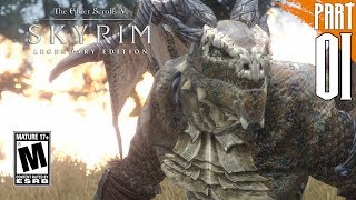 【SKYRIM 200 MODS】Argonian Gameplay Walkthrough Part 1 PC  HD [upl. by Joktan]