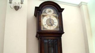 PEERLESS EMBEE TRIPLE CHIME LONGCASE GRANDFATHER CLOCK WESTMINSTER [upl. by Aenal605]