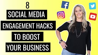 8 Social Media Engagement Hacks Strategies and Tips [upl. by Hale]