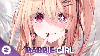 Nightcore  Barbie Girl Lyrics [upl. by Eillac735]