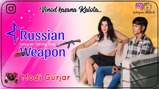 Russian Weapon Dj RemixInstagram TrendingAsle Laya Gadi Me Russian Weapon Marjani Mathe Pe Dar [upl. by Noved]