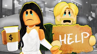 RICH FAMILY Turned HOMELESS in Roblox Brookhaven RP [upl. by Lamiv]