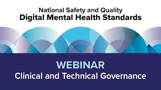 Webinar Digital Mental Health – Clinical and technical governance [upl. by Ettenyar]