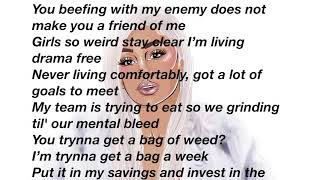 Saweetie  Icy Grl Official Lyrics Video [upl. by Portie]