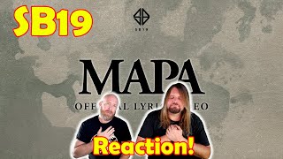 Musicians react to hearing SB19 MAPA  OFFICIAL LYRIC VIDEO [upl. by Enomed240]