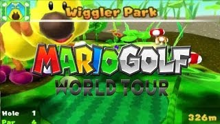 MARIO GOLF  WORLD TOUR  Wiggler Park Gameplay Walkthrough  3DS HD [upl. by Ynove79]