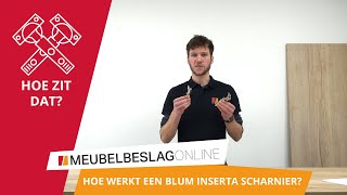 HOE WERKT EEN BLUM INSERTA SCHARNIER [upl. by Amena]