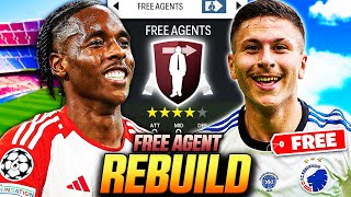 I Rebuild with FREE AGENTS ONLY in FC 24 HARD  Full Movie [upl. by Fagen700]