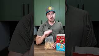 Trying Ranch Flavored CheezIts snacks foodclips tastetester foodshorts shorts [upl. by Kale]