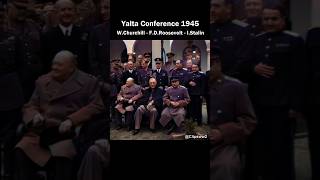 The Yalta Conference 1945  Footage 4K  history shorts ww2 [upl. by Chilson]