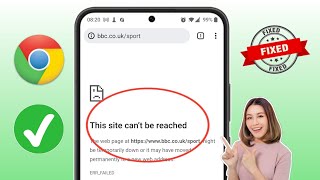 How To Fix This site cant be reached Error on Android Mobile  Google Chrome error Fix [upl. by Ycnaf]