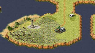 Red Alert 2  Extra hard aI  7 vs 1  Pattern of island  France  new map [upl. by Harty]