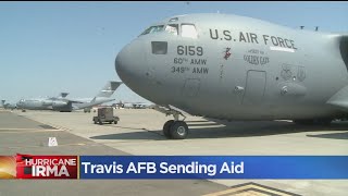 Travis AFB Sending Aid To Hurricane Vicitms [upl. by Furtek]