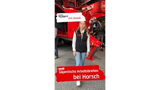 Gigantische Arbeitsbreiten bei Horsch  Agritechnica mit Anouk 13 [upl. by Nylad]