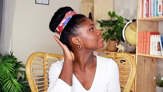 10 COIFFURES CHIGNON BUN SIMPLES amp RAPIDES  Tuto cheveux crépus amp afro [upl. by Aiehtela287]