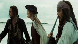 Jack hides Davy Jones heart in a jar of earth James Norrington steals the heart HD [upl. by Rebhun486]