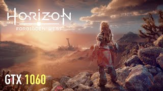 Horizon Forbidden West  GTX 1060  Performance test [upl. by Lainad]