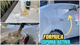 COMO HACER UN SHAMPOO ESPUMA ACTIVA FORMULA [upl. by Merv182]